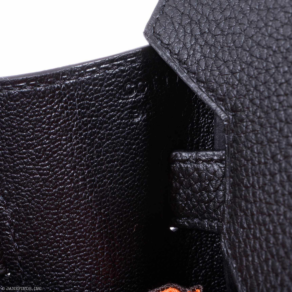Hermès Birkin 30 Black Togo Rose Gold Hardware