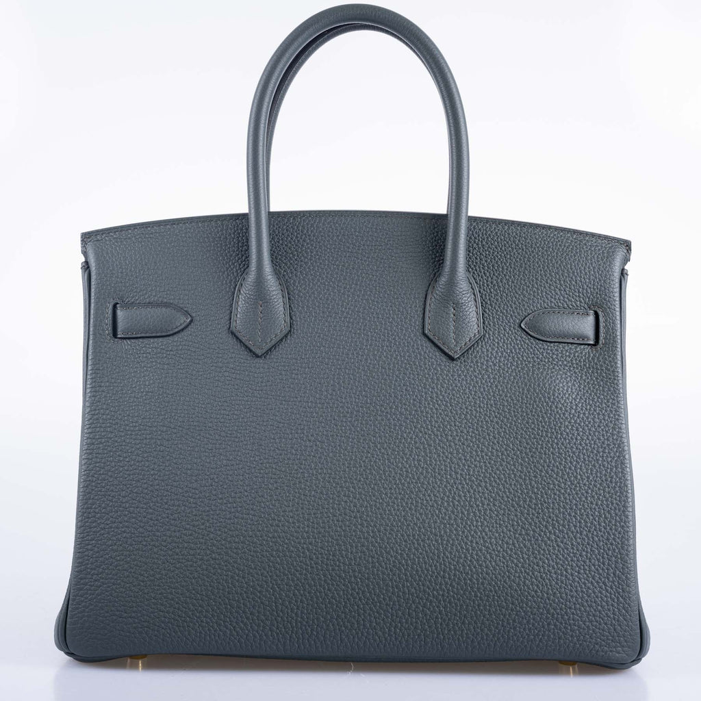 Hermès Birkin 30 Blue Orage Togo Gold Hardware
