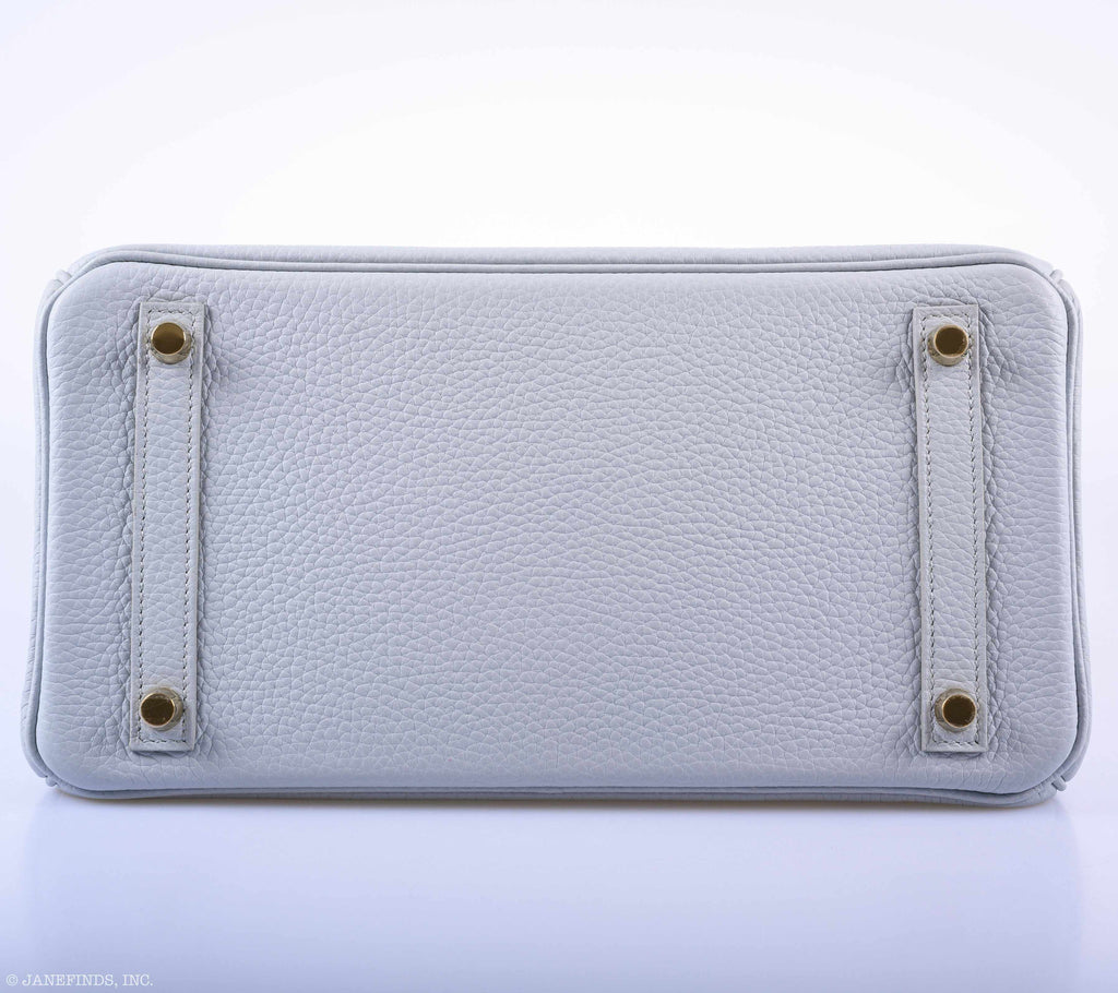 Hermès Birkin 30 Blue Pale Togo Gold Hardware - T