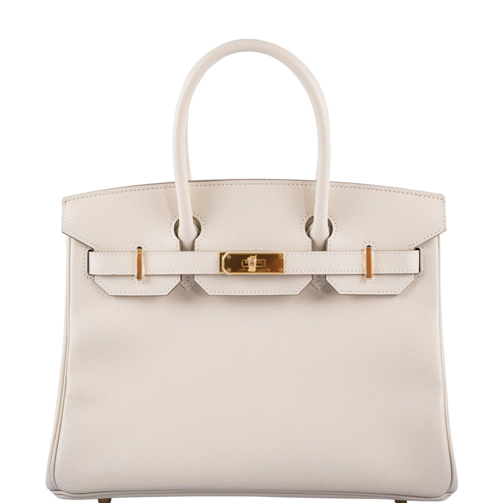 Hermès Birkin 30 Craie Epsom with Gold Hardware