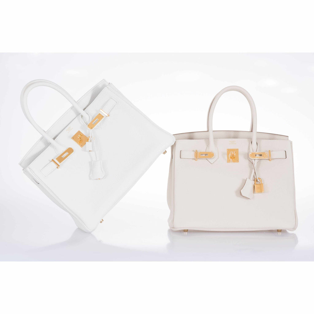 Hermès Birkin 30 Craie Togo Gold Hardware