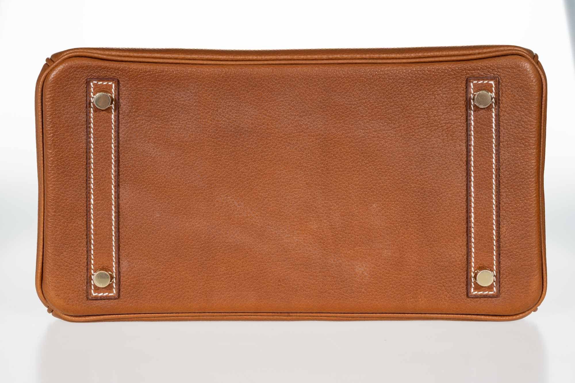 Hermès Birkin 30 Fauve Barenia Faubourg Gold Hardware