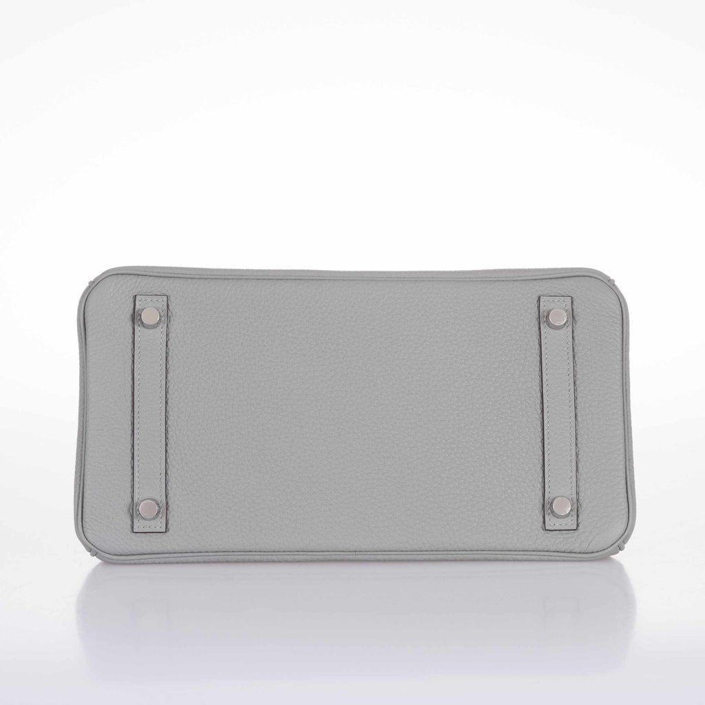 Hermès Birkin 30 Gris Mouette Togo Palladium Hardware