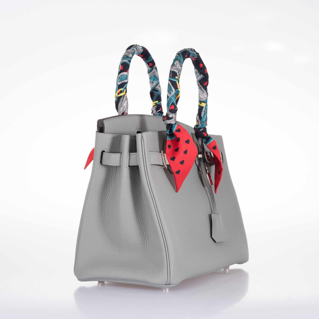 Hermès Birkin 30 Gris Mouette Togo Palladium Hardware