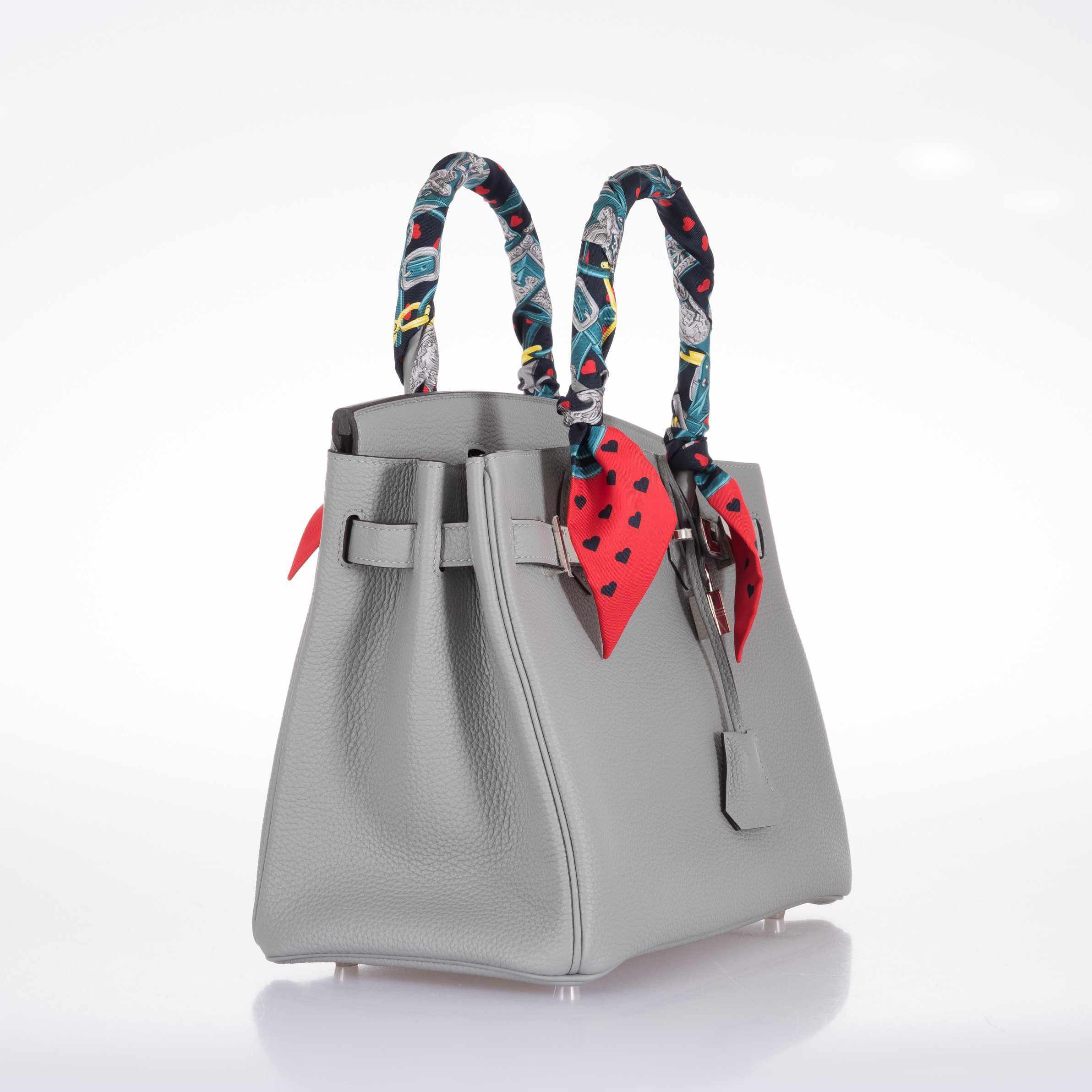 Hermès Birkin 30 Gris Mouette Togo Palladium Hardware