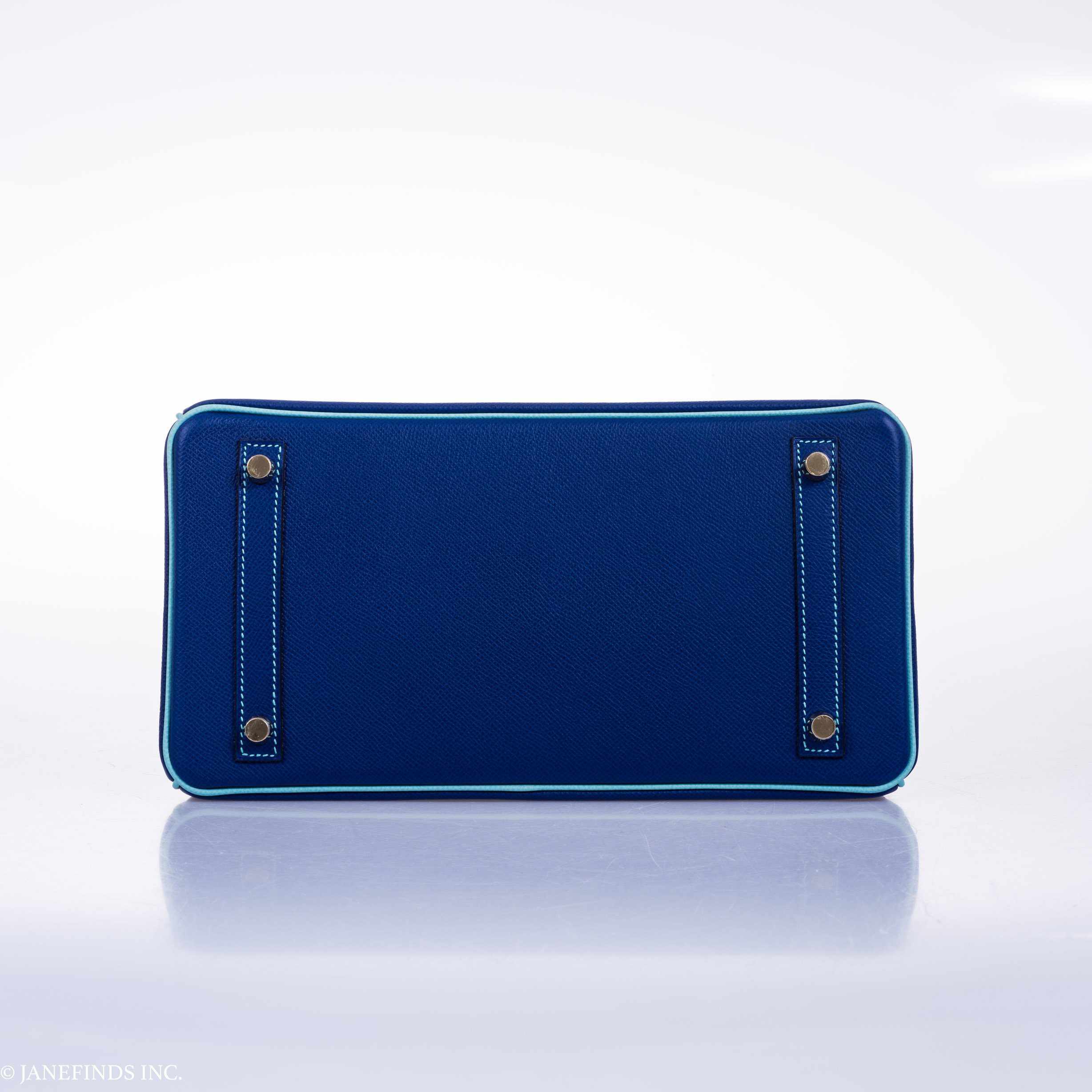 Hermès Birkin 30 HSS Blue Electric & Blue Atoll Epsom Gold Hardware