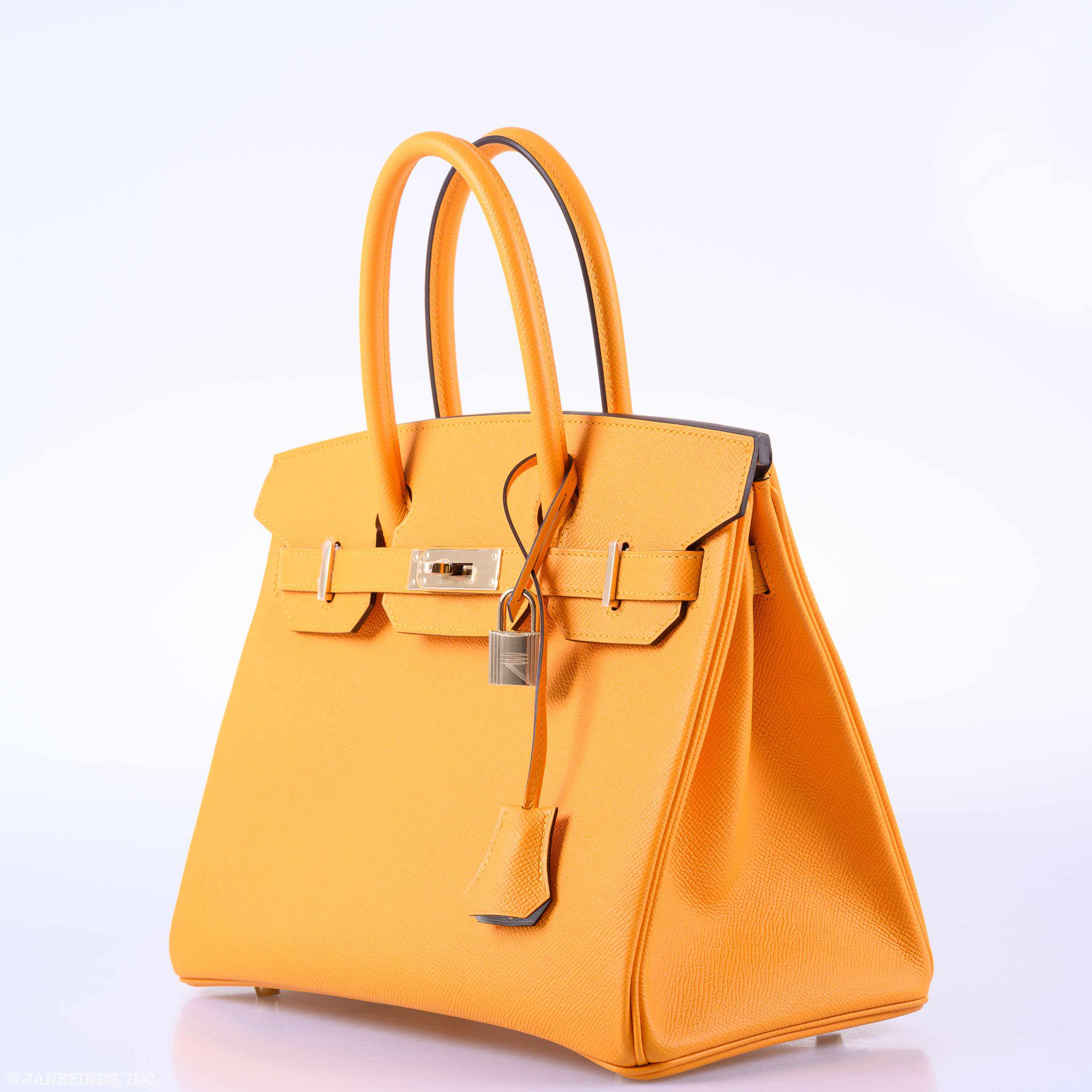 Hermès Birkin 30 HSS Jaune d'Or & Gris Mouette Epsom Palladium Hardware - 2019