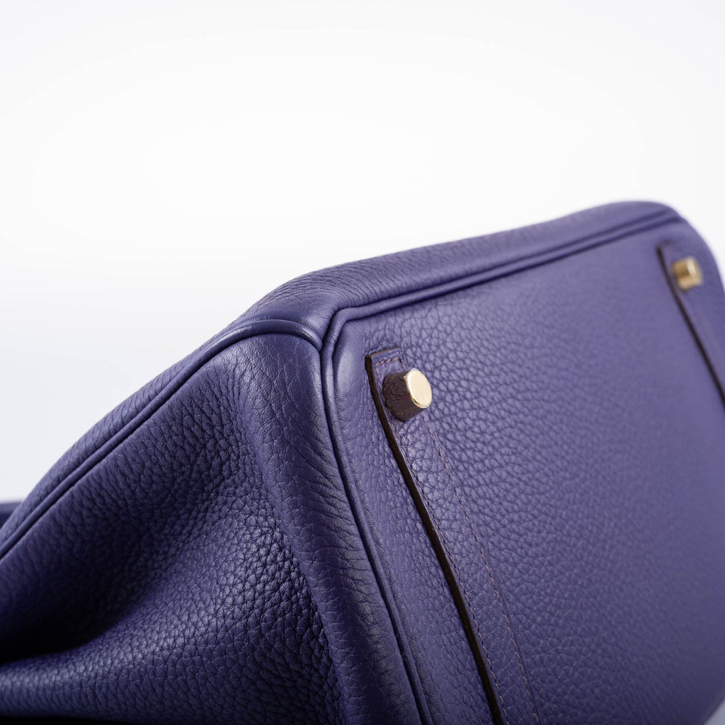 Hermès Birkin 30 Iris Togo with Gold Hardware