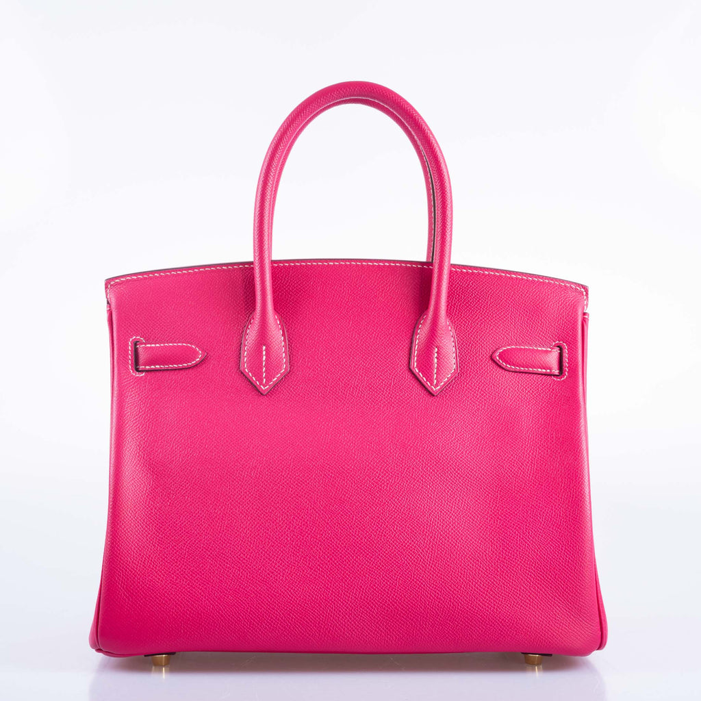 Hermès Birkin 30 Rose Tyrien Epsom Gold Hardware