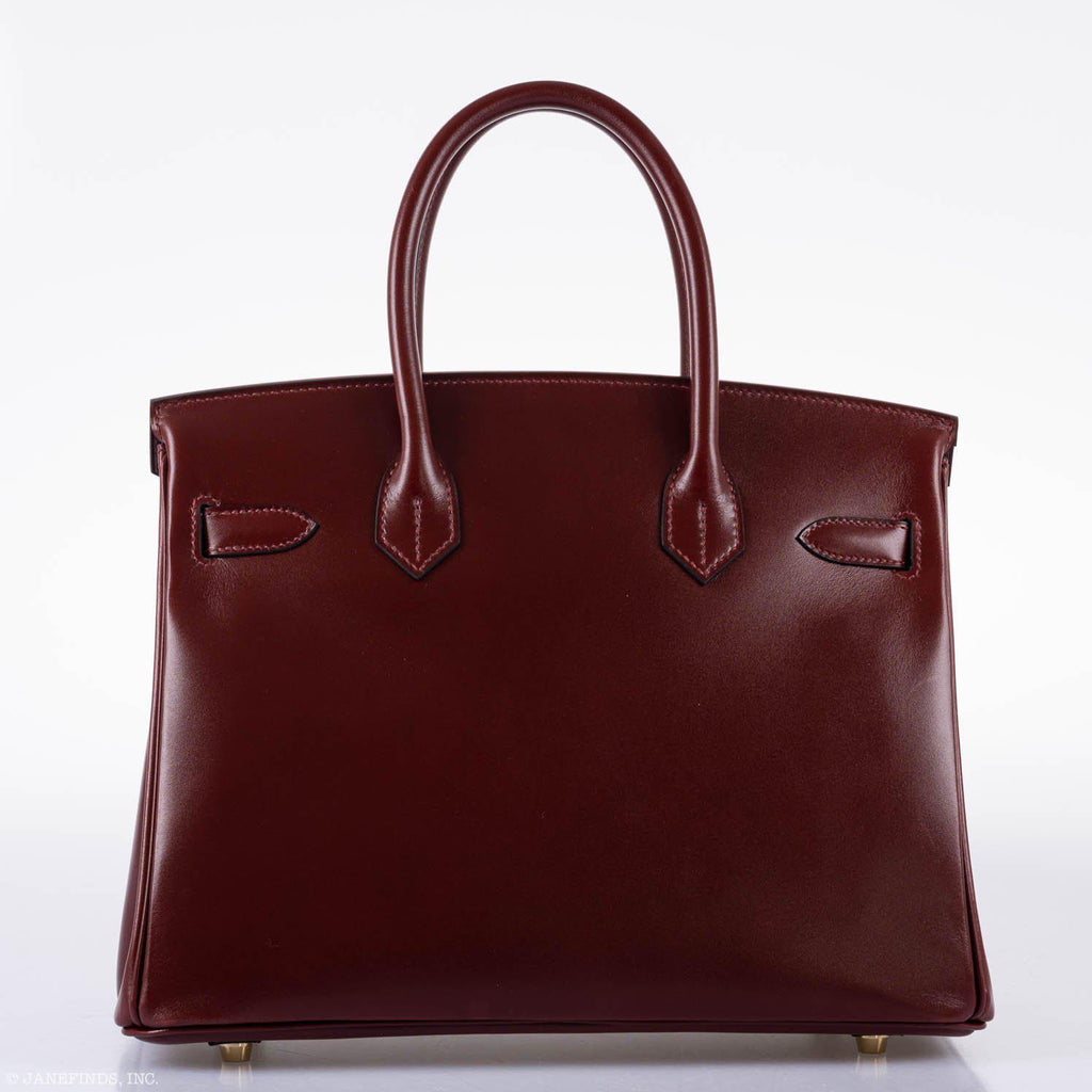 Hermès Birkin 30 Rouge H Calf Box Leather Gold Hardware - 2015, X