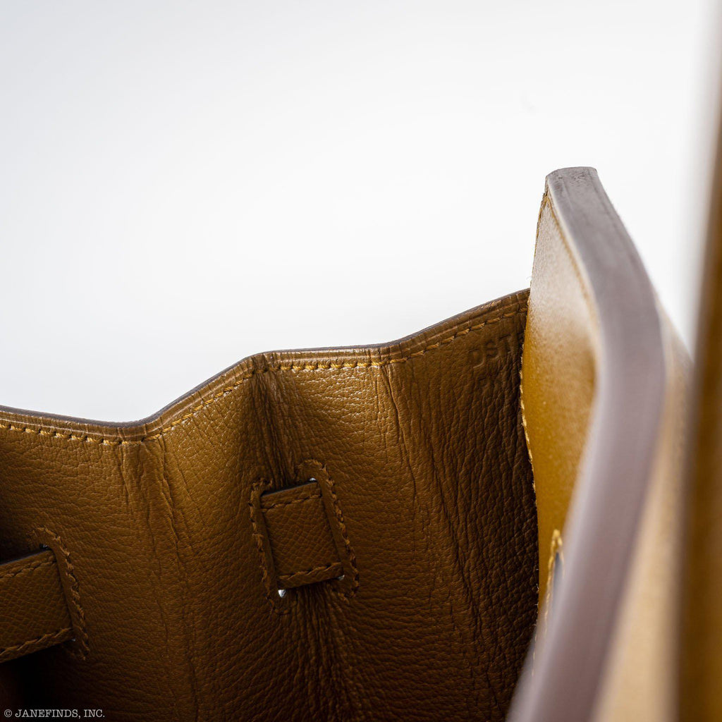 Hermès Birkin 30 Sellier Bronze Dore Madame Grain Palladium Hardware - 2019, D
