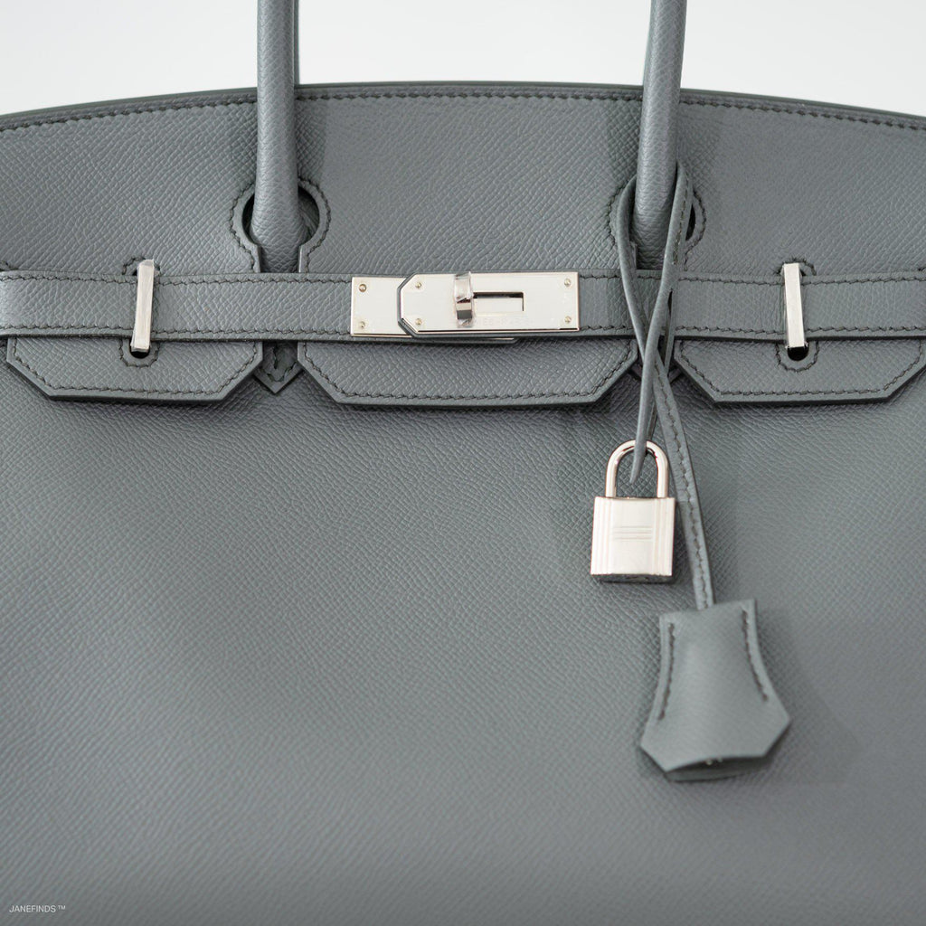 Hermès Birkin 30 Vert Amande Epsom with Palladium Hardware - 2019, D