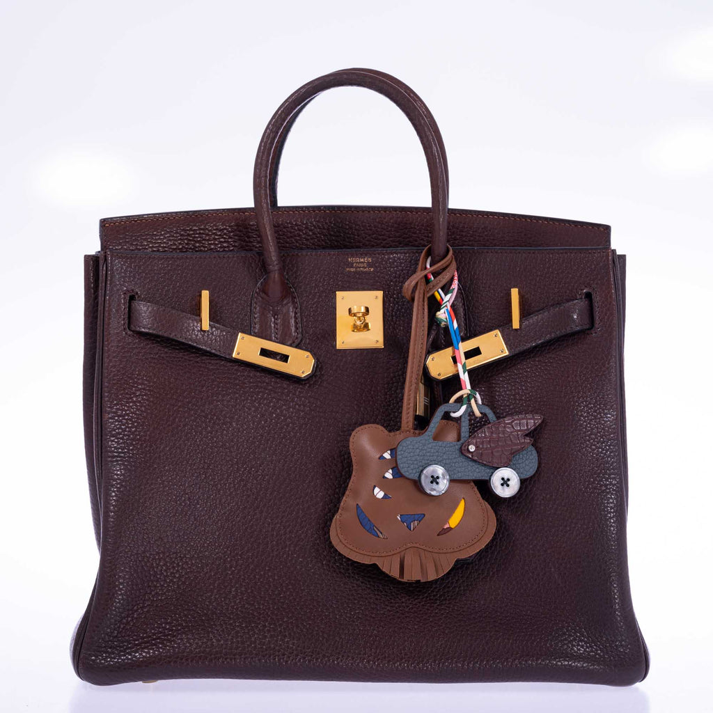 Hermès Birkin 32 HAC Ebene Ardenne Gold Hardware