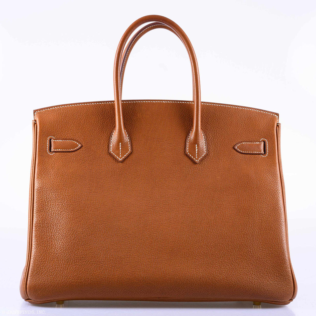 Hermès Birkin 35 Barenia Faubourg Gold Hardware