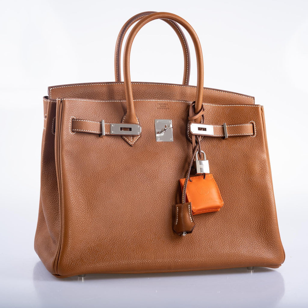 Hermès Birkin 35 Barenia Faubourg Palladium Hardware
