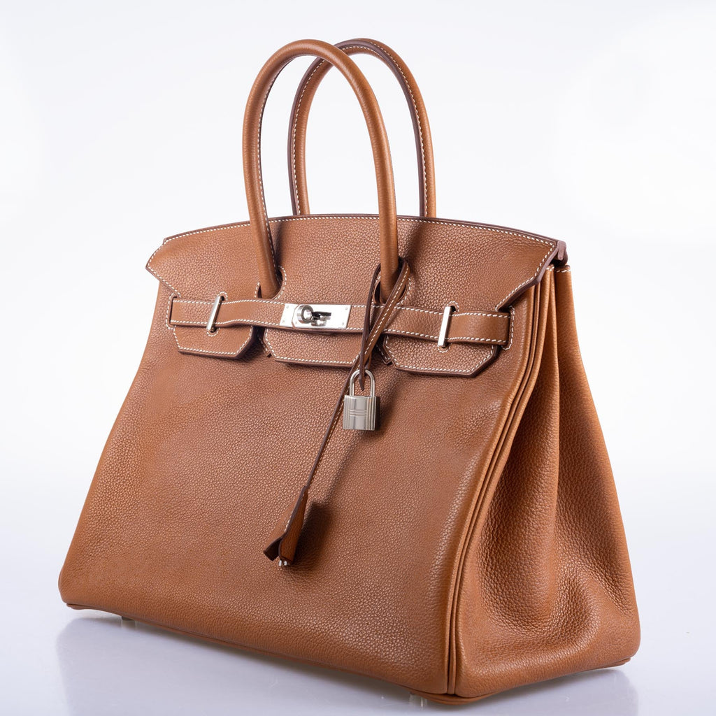 Hermès Birkin 35 Barenia Faubourg Palladium Hardware