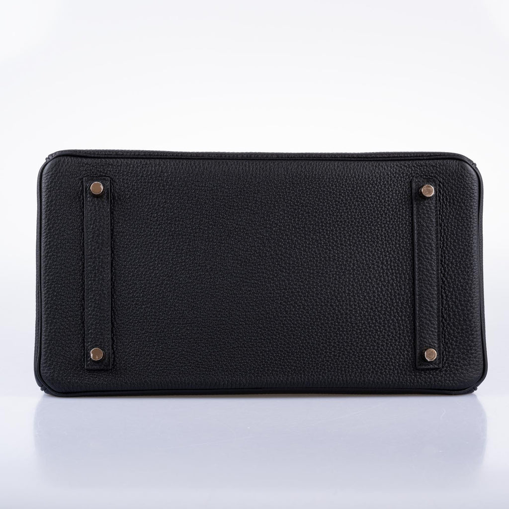 Hermès Birkin 35 Black Togo Rose Gold Hardware