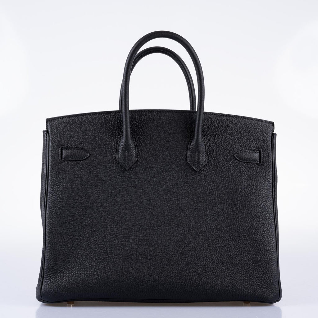 Hermès Birkin 35 Black Togo Rose Gold Hardware