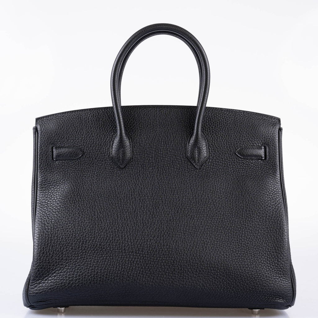 Hermès Birkin 35 Black Togo leather Palladium Hardware - 2010, N Square