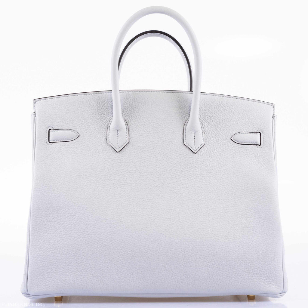 Hermès Birkin 35 Bleu Pale Togo Gold Hardware - Exquisite