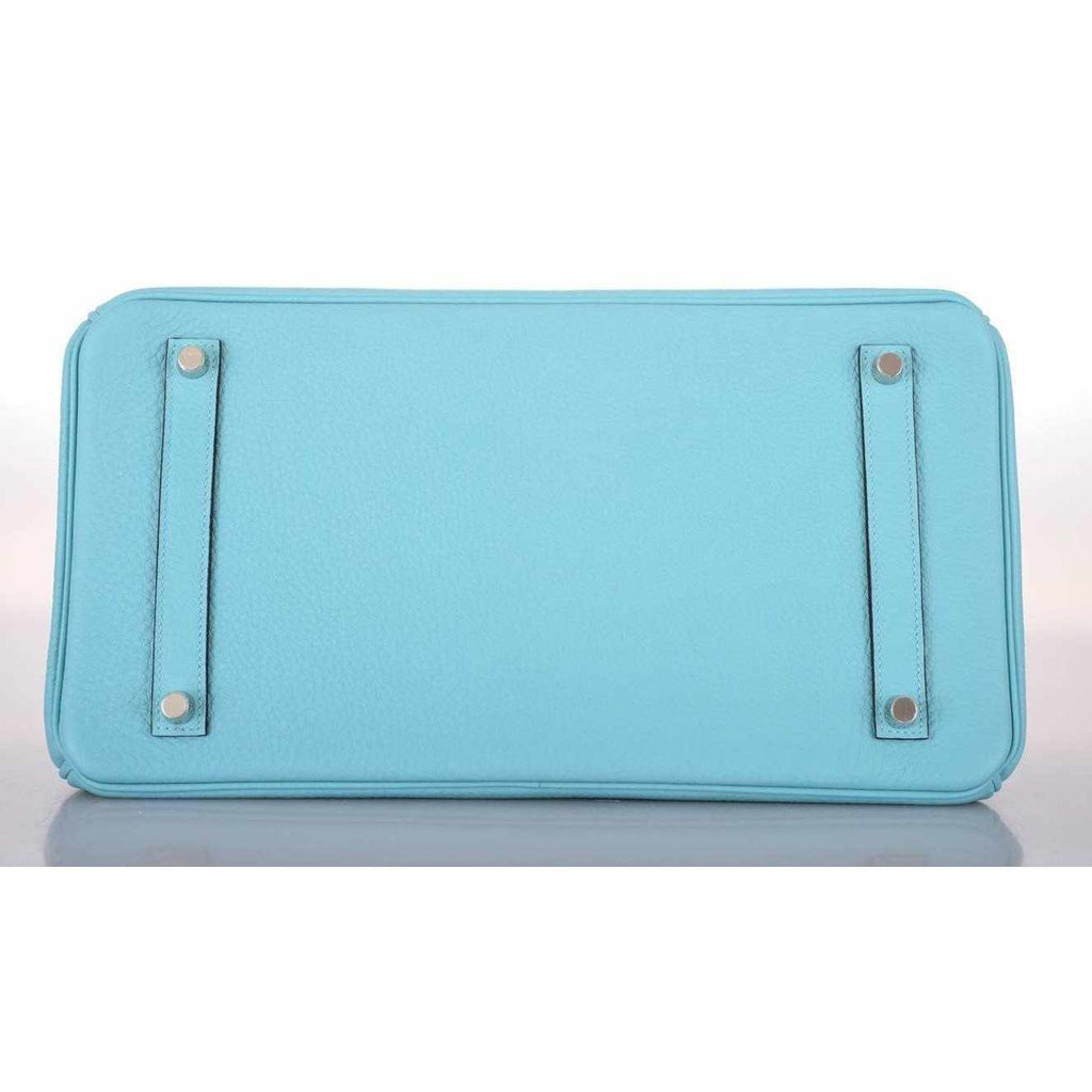 Hermès Birkin 35 Blue Atoll Togo Palladium Hardware