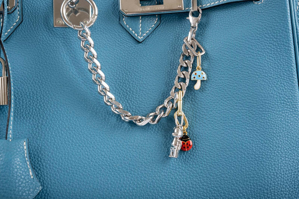 Hermès Birkin 35 Blue Jean Togo Palladium Hardware