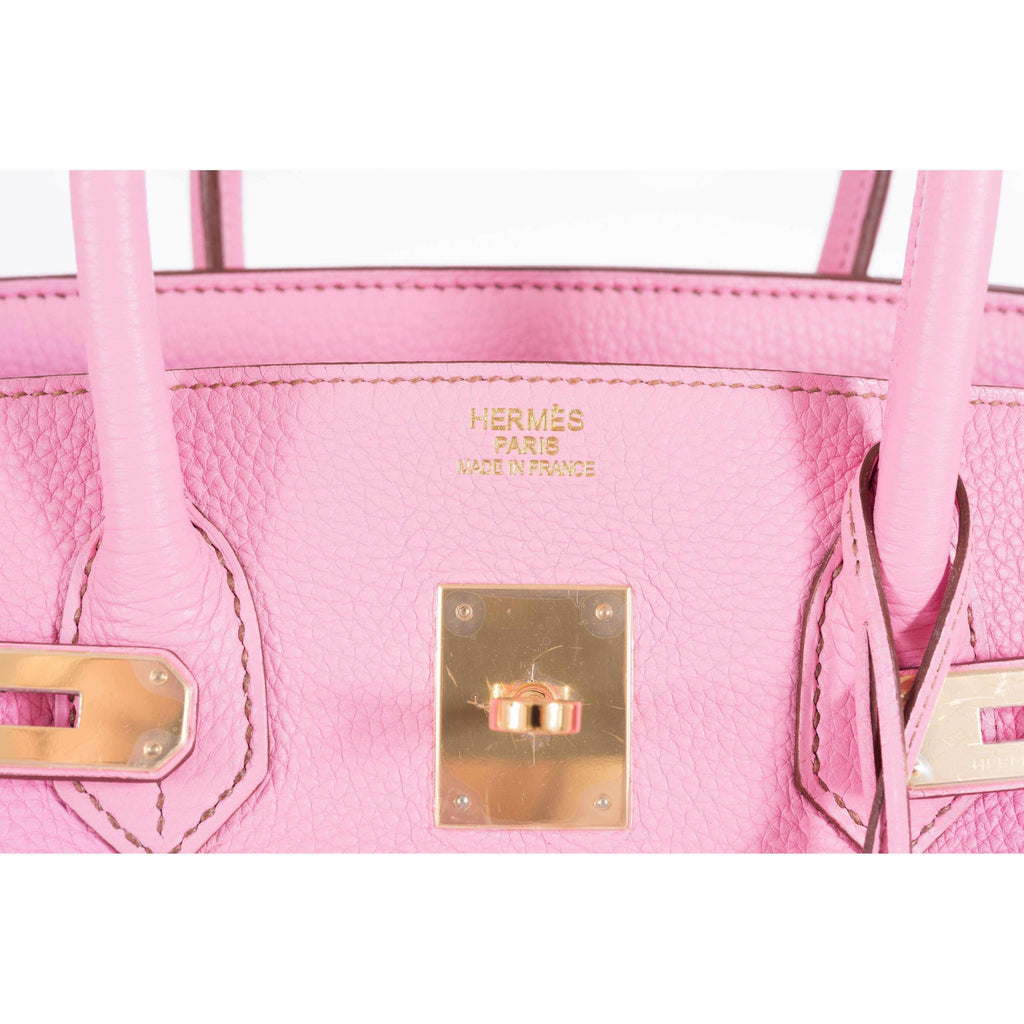Hermès Birkin 35 Bubblegum 5P Pink Gold Hardware • Investment Bag