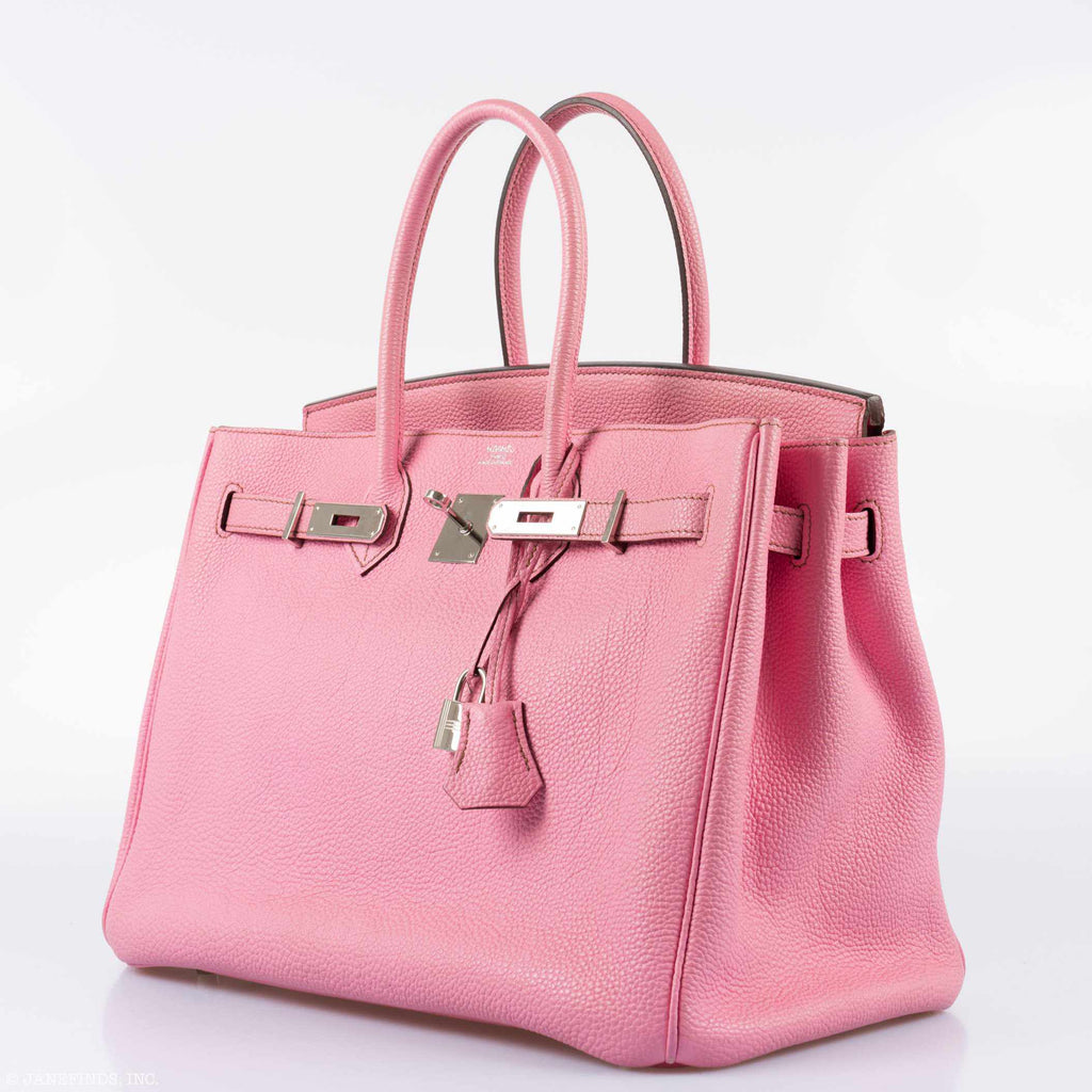 Hermès Birkin 35 Bubblegum 5P Pink Palladium Hardware