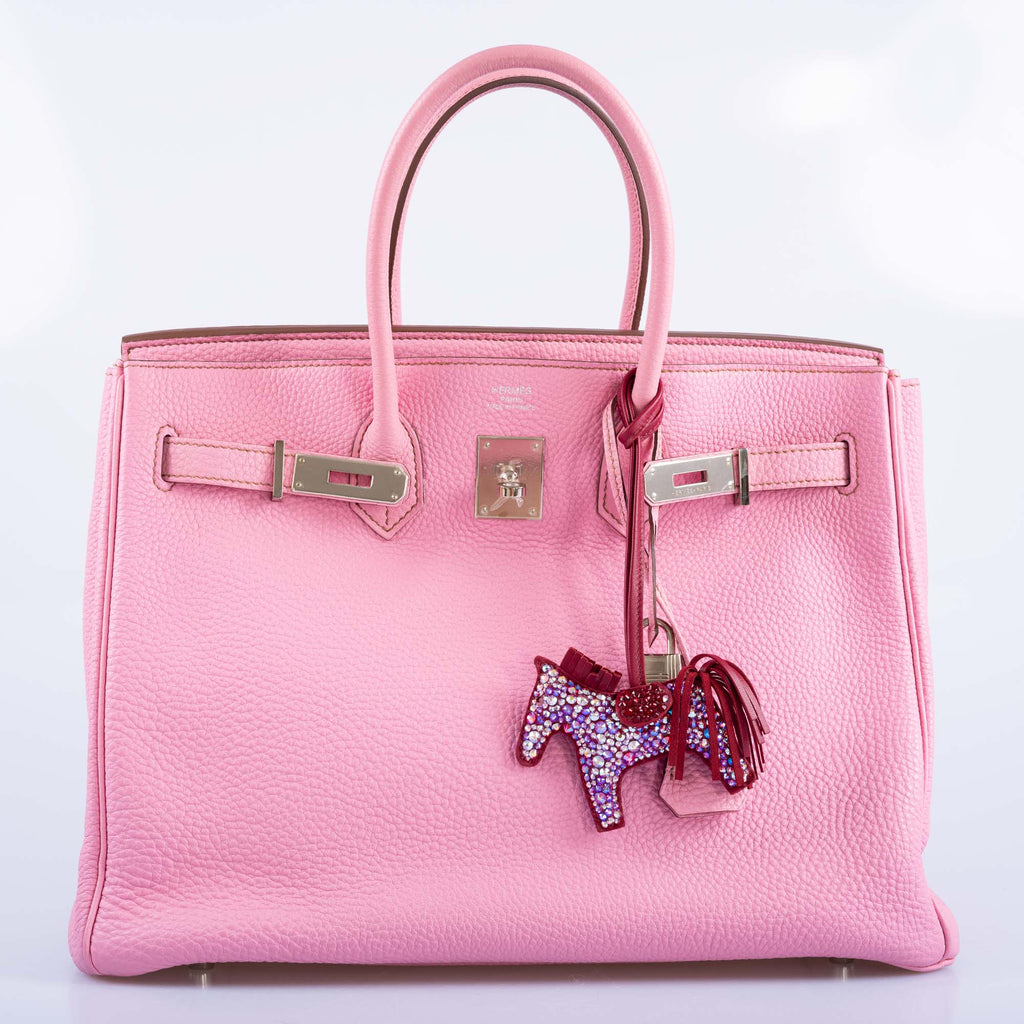 Hermès Birkin 35 Bubblegum 5P Pink Togo Palladium Hardware