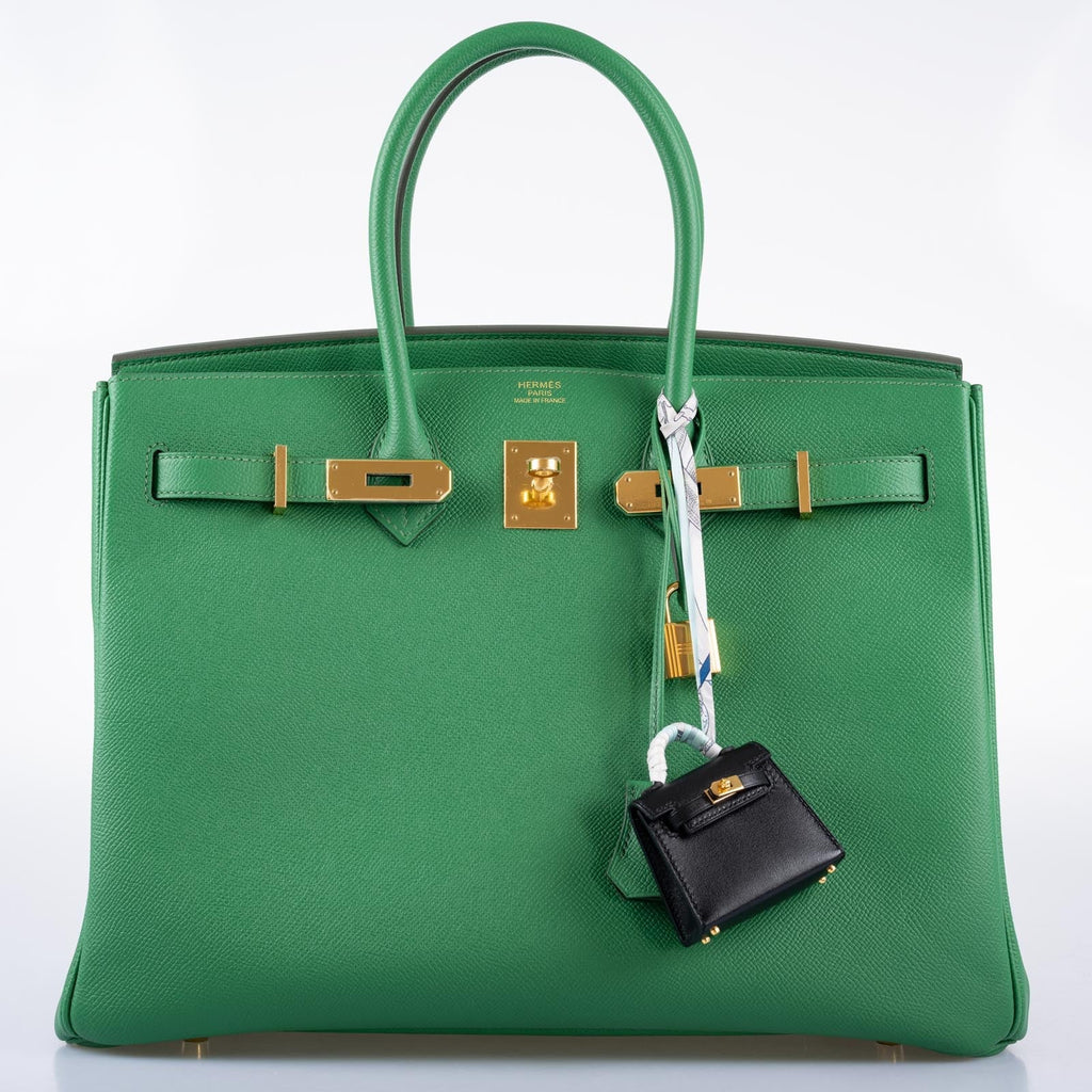 Hermès Birkin 35 Cactus Epsom Gold Hardware