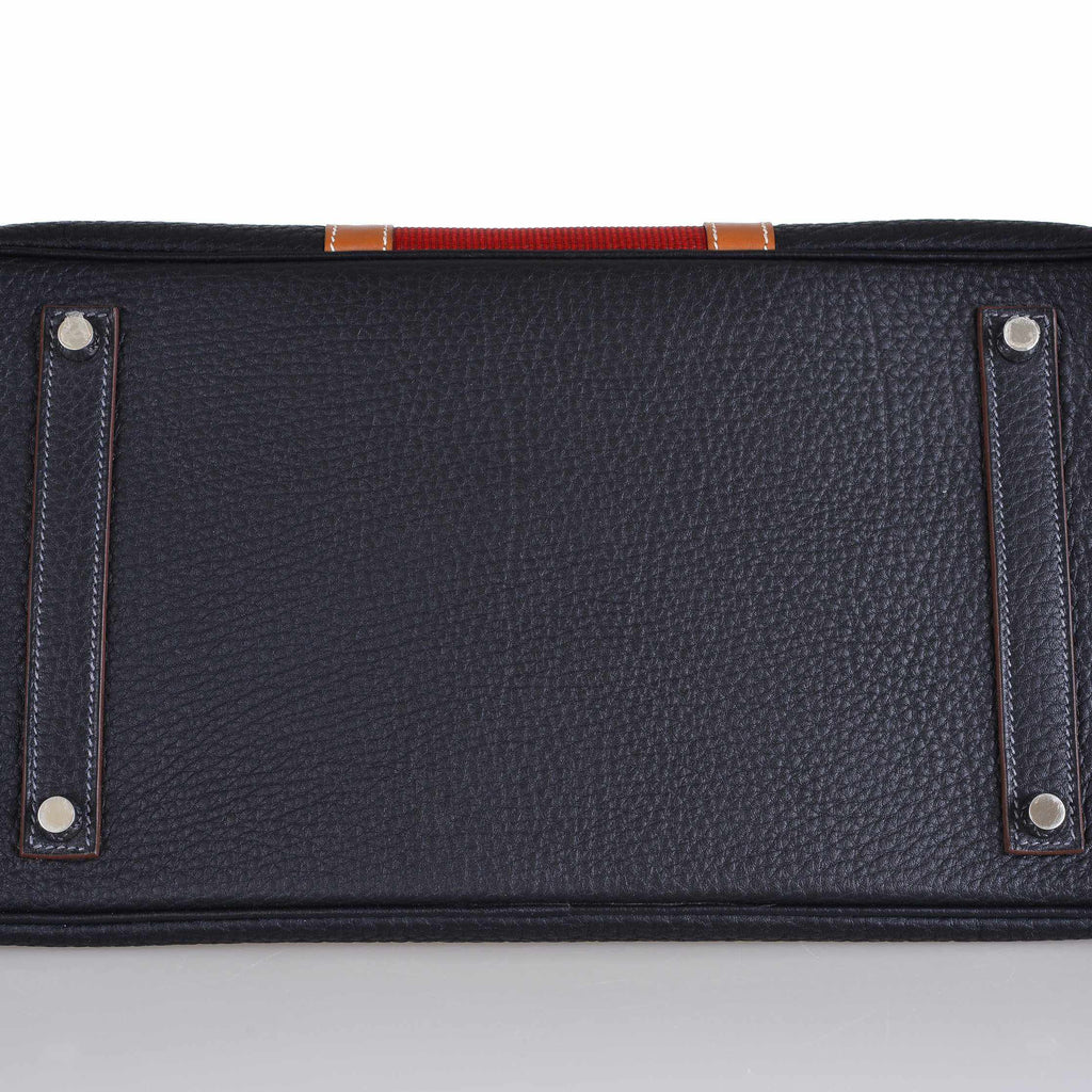 Hermès Birkin 35 Club Black, Indigo & Barenia Palladium Hardware