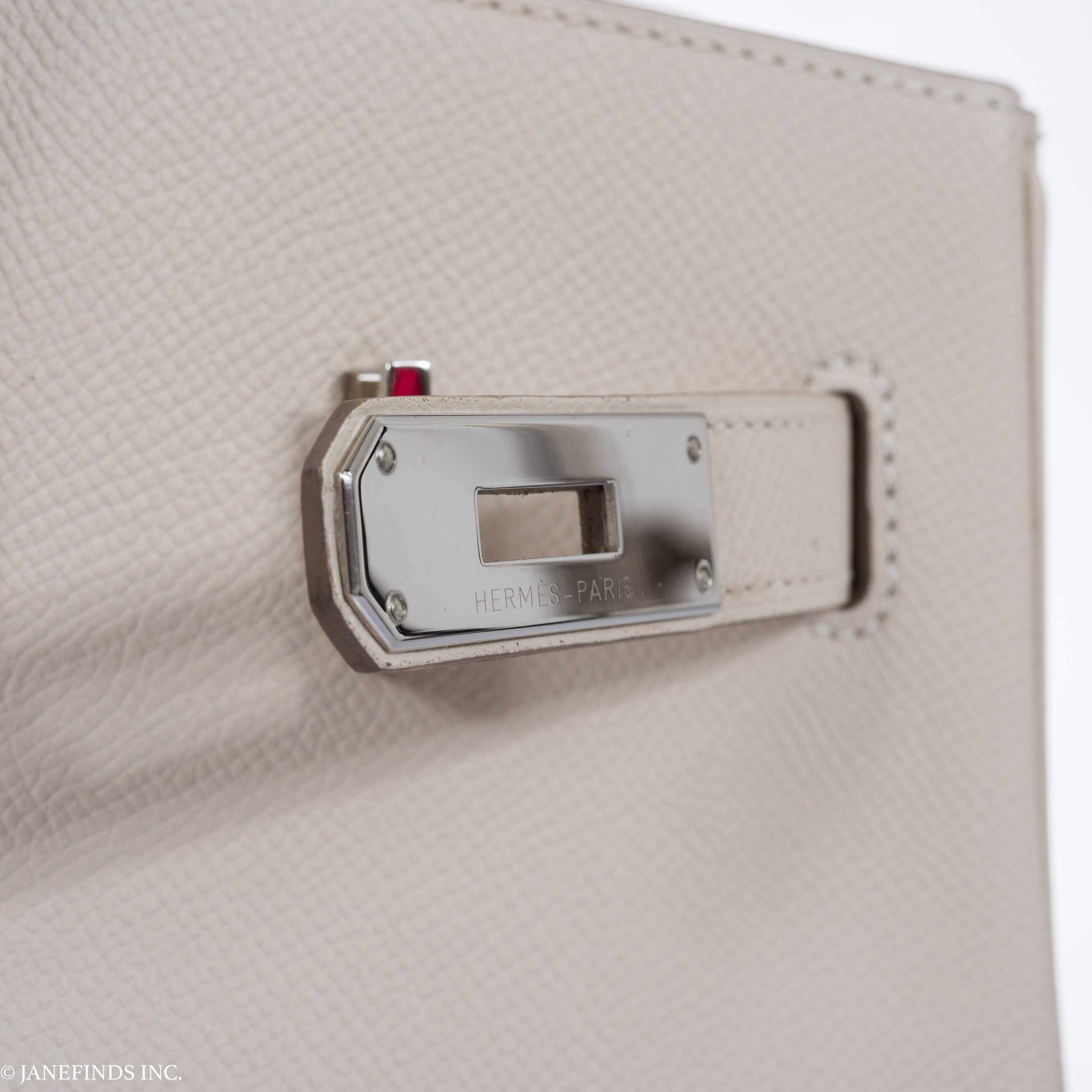 Hermès Birkin 35 Craie Epsom Palladium Hardware