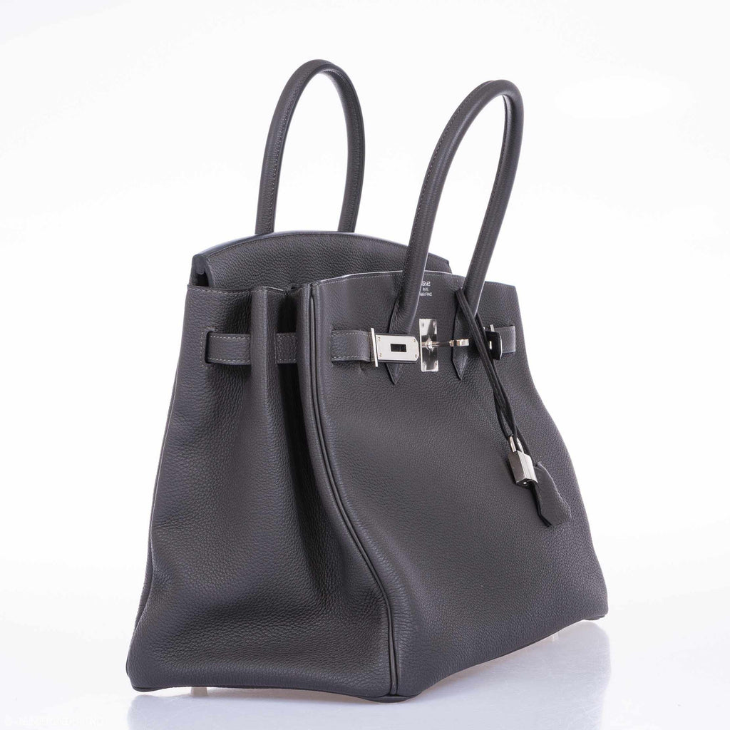 Hermès Birkin 35 Graphite Togo Palladium Hardware