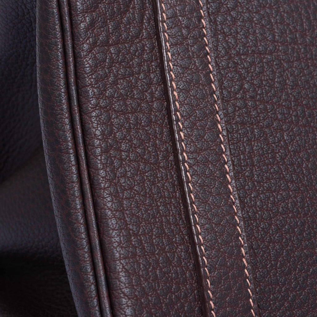 Hermès Birkin 35 Havane Fjord Special Stitching Gold Hardware