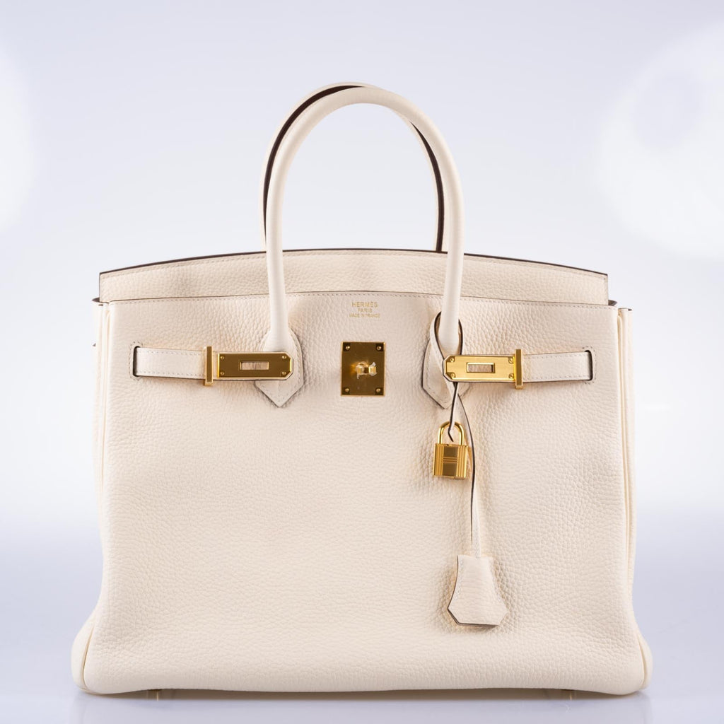 Hermès Birkin 35 Nata Clemence with Gold Hardware