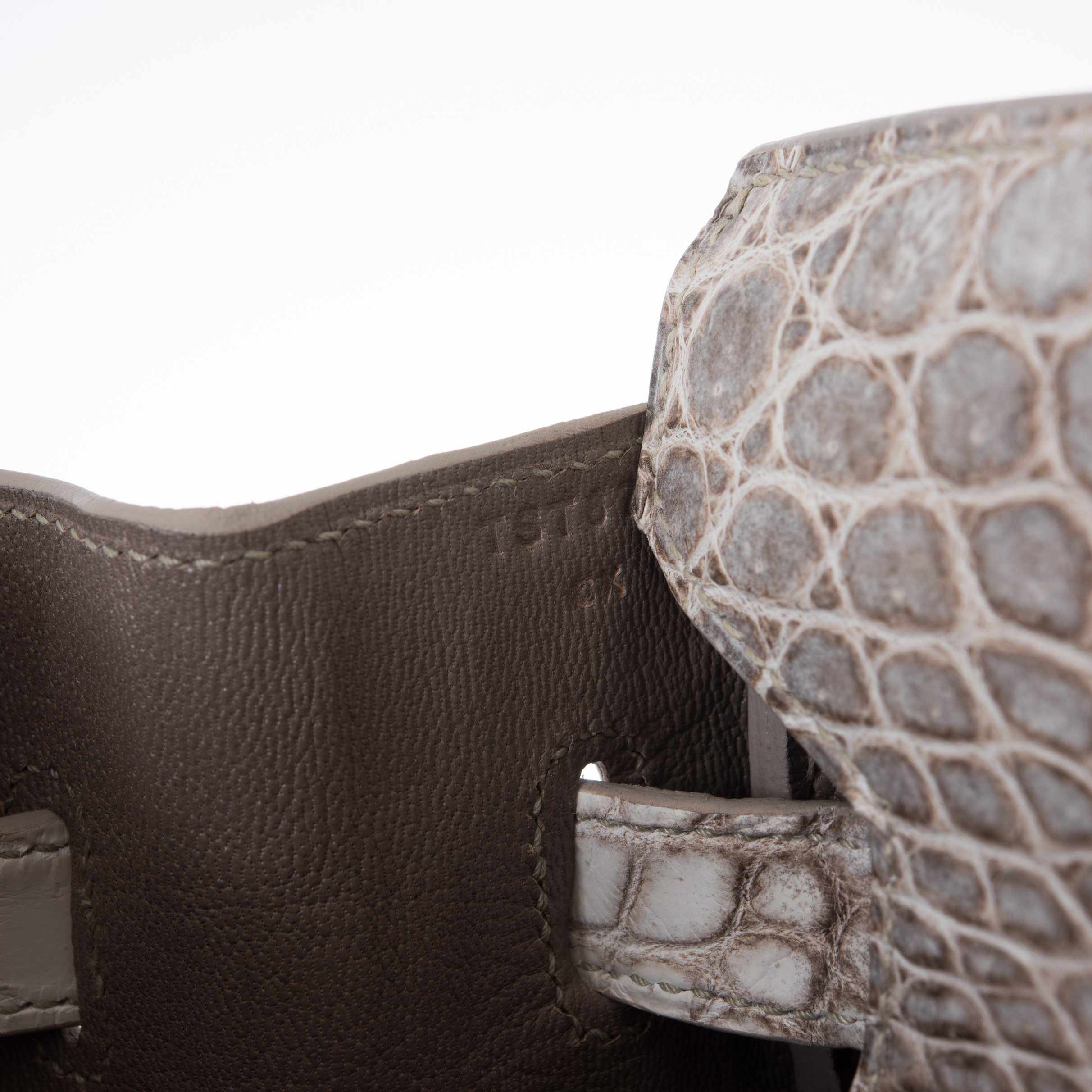 Hermès Birkin 35 Niloticus Crocodile Himalayan Palladium Hardware