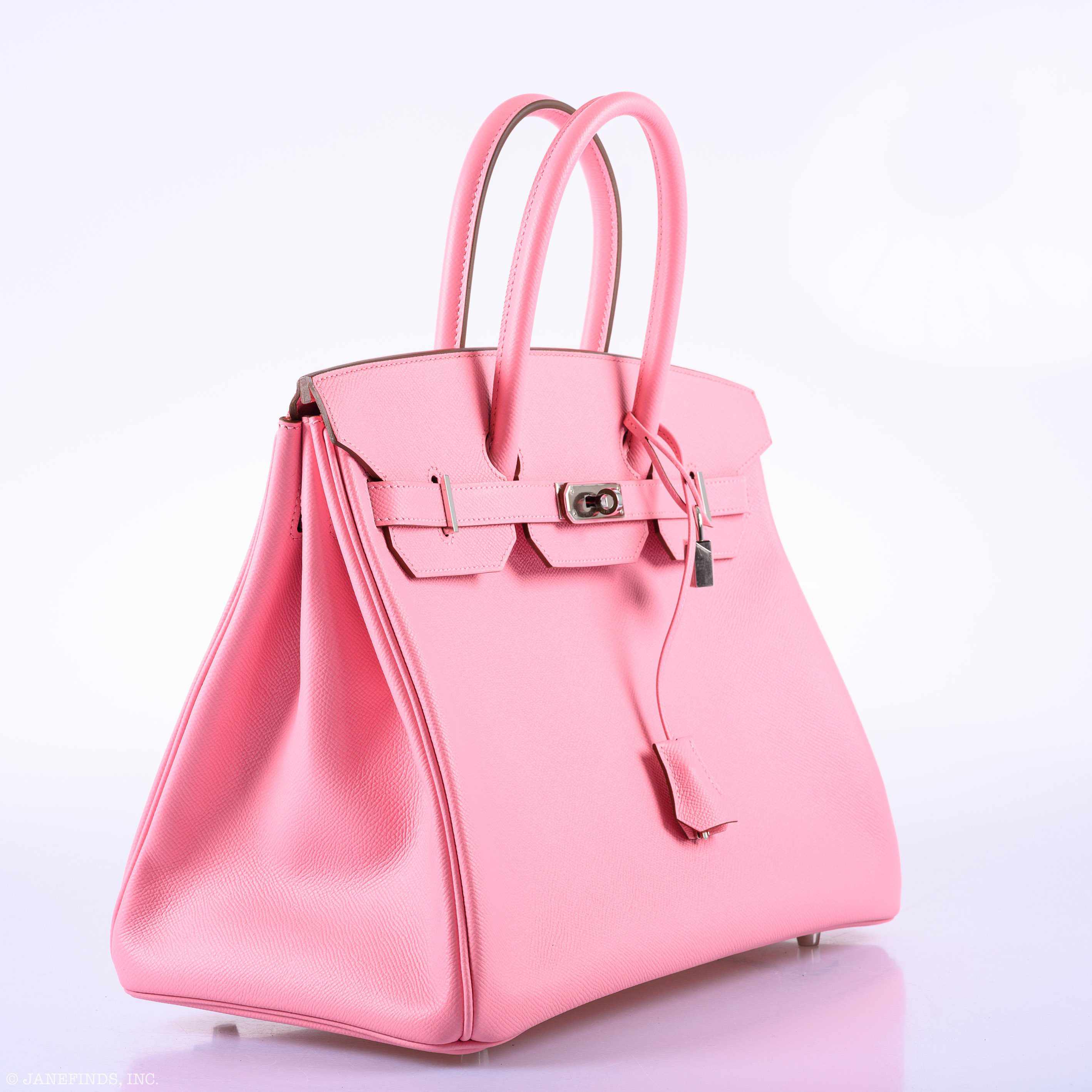 Hermès Birkin 35 Rose Confetti Epsom Palladium Hardware - 2015, T