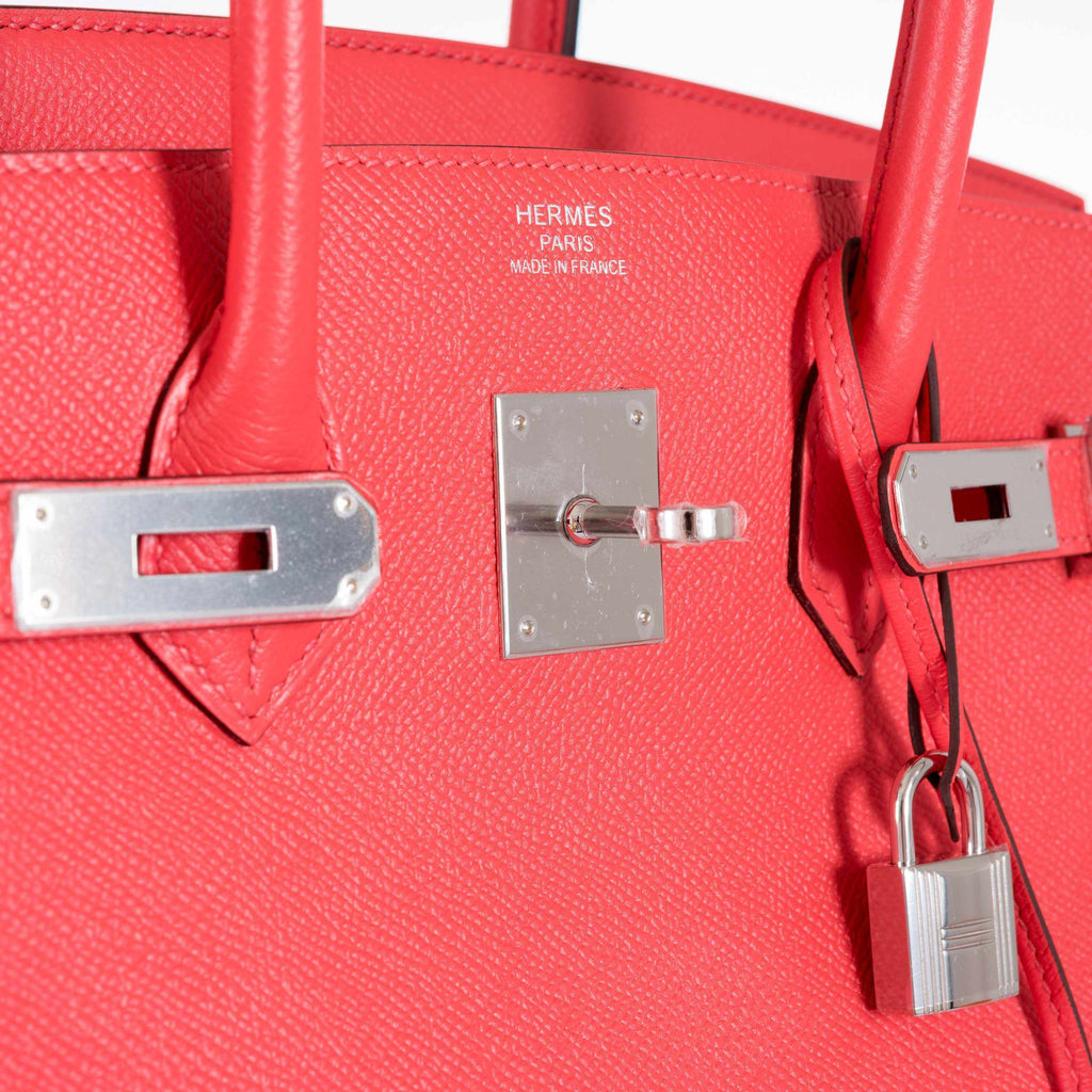 Hermès Birkin 35 Rose Jaipur Epsom Palladium Hardware