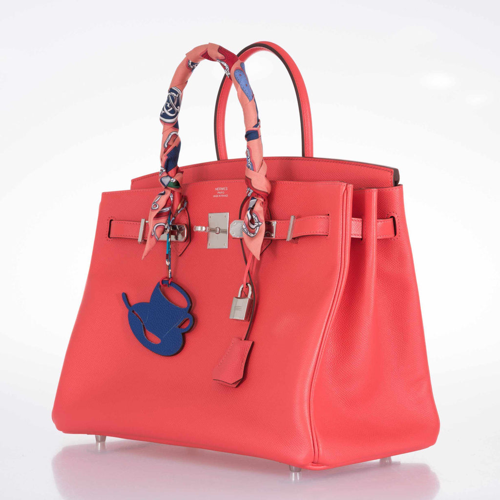 Hermès Birkin 35 Rose Jaipur Epsom Palladium Hardware