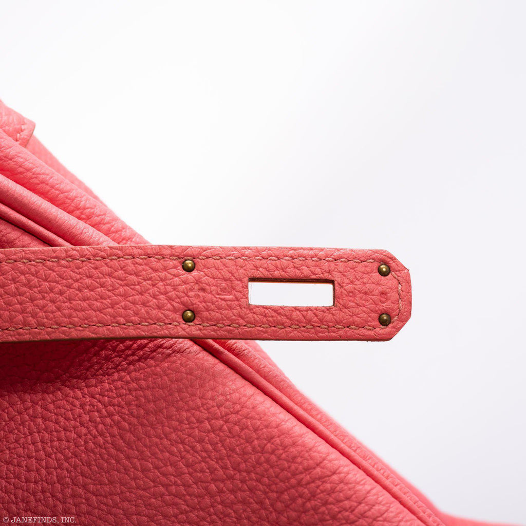 Hermès Birkin 35 Rose Lipstick Togo Gold Hardware - 2013, Q Square