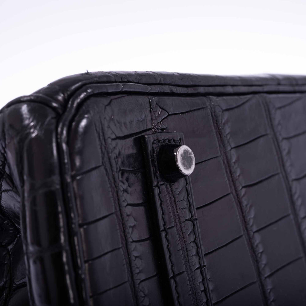 Hermès Birkin 35 SO BLACK Matte Niloticus Crocodile PVD Black Hardware