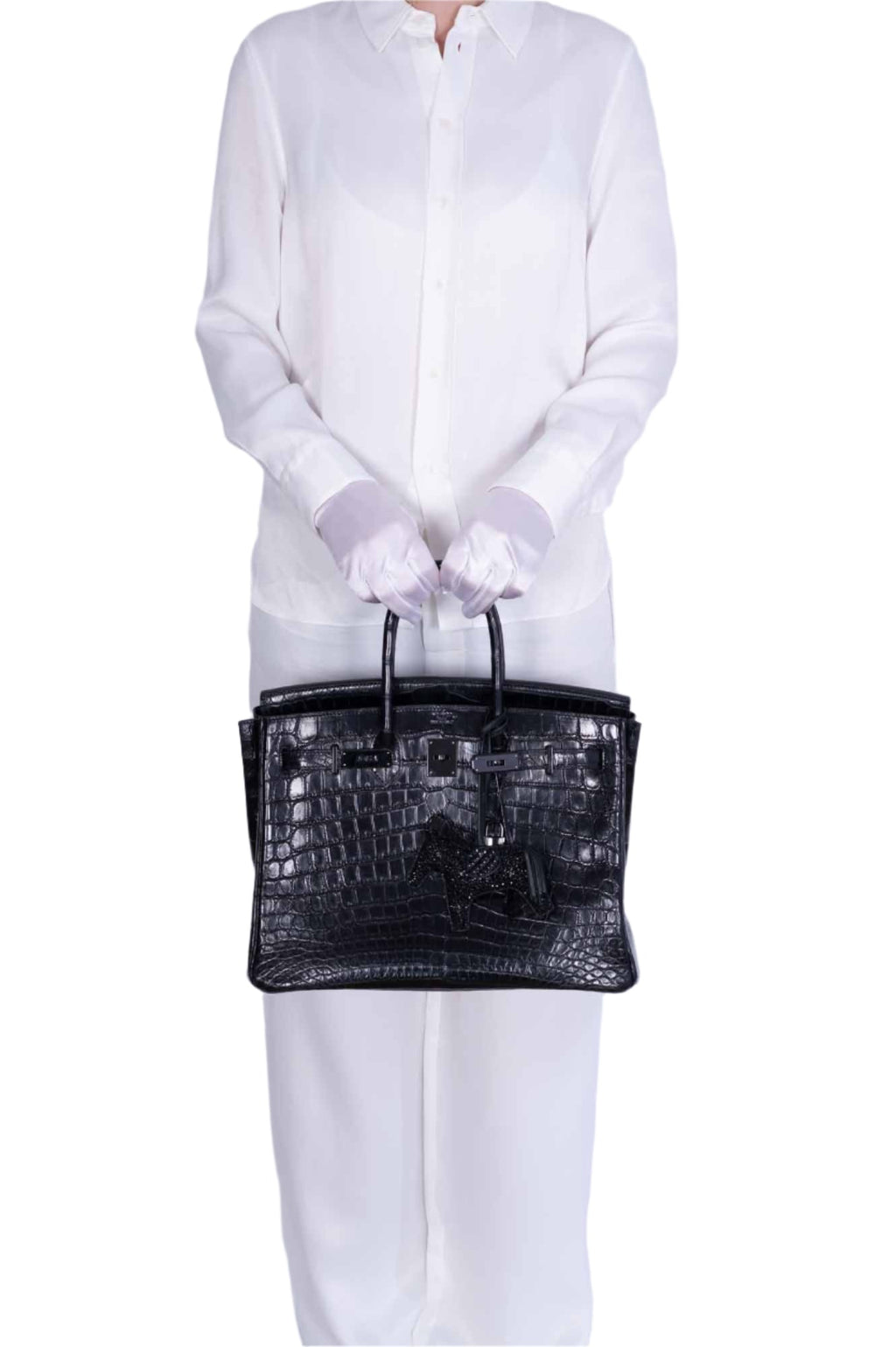 Hermès Birkin 35 SO BLACK Matte Niloticus Crocodile PVD Black Hardware