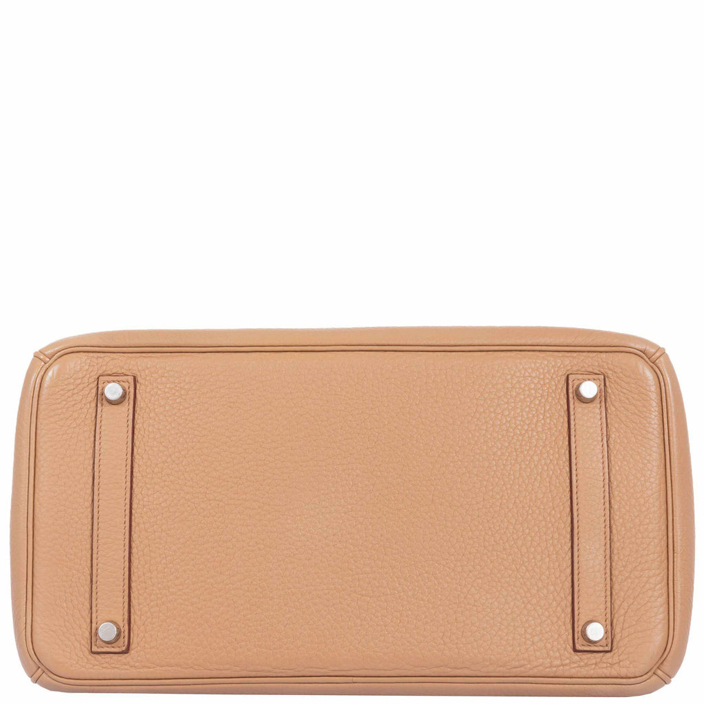 Hermès Birkin 35 Tabac Clemence Palladium Hardware