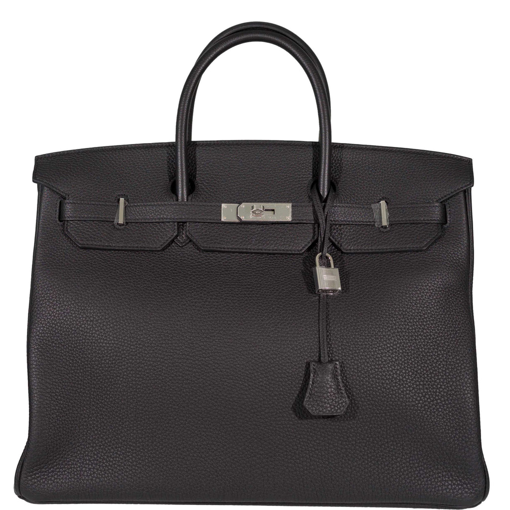Hermès Birkin 40 Black Togo Leather Palladium Hardware
