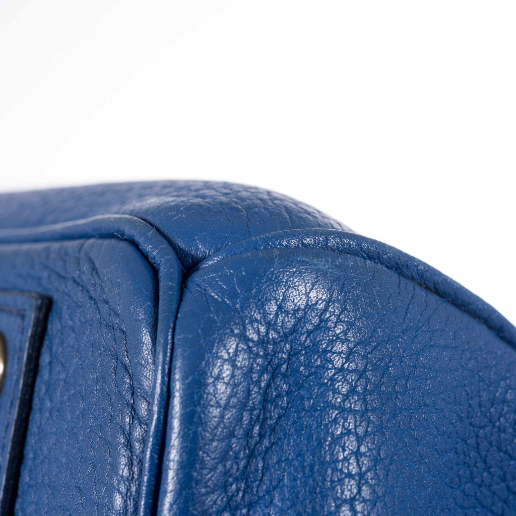 Hermès Birkin 40 French Blue Fjord Gold Hardware