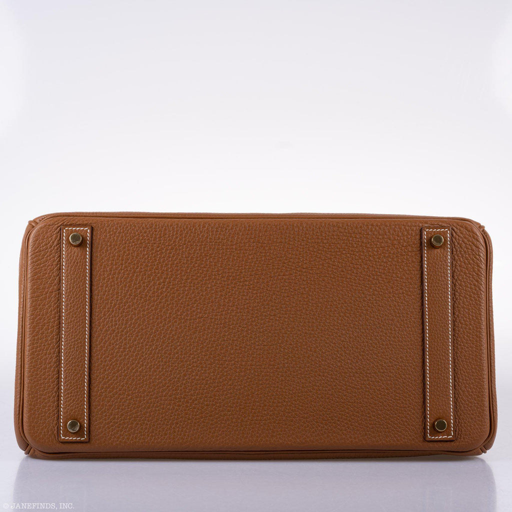 Hermès Birkin 40 Gold Togo Gold Hardware - 2011, O Square