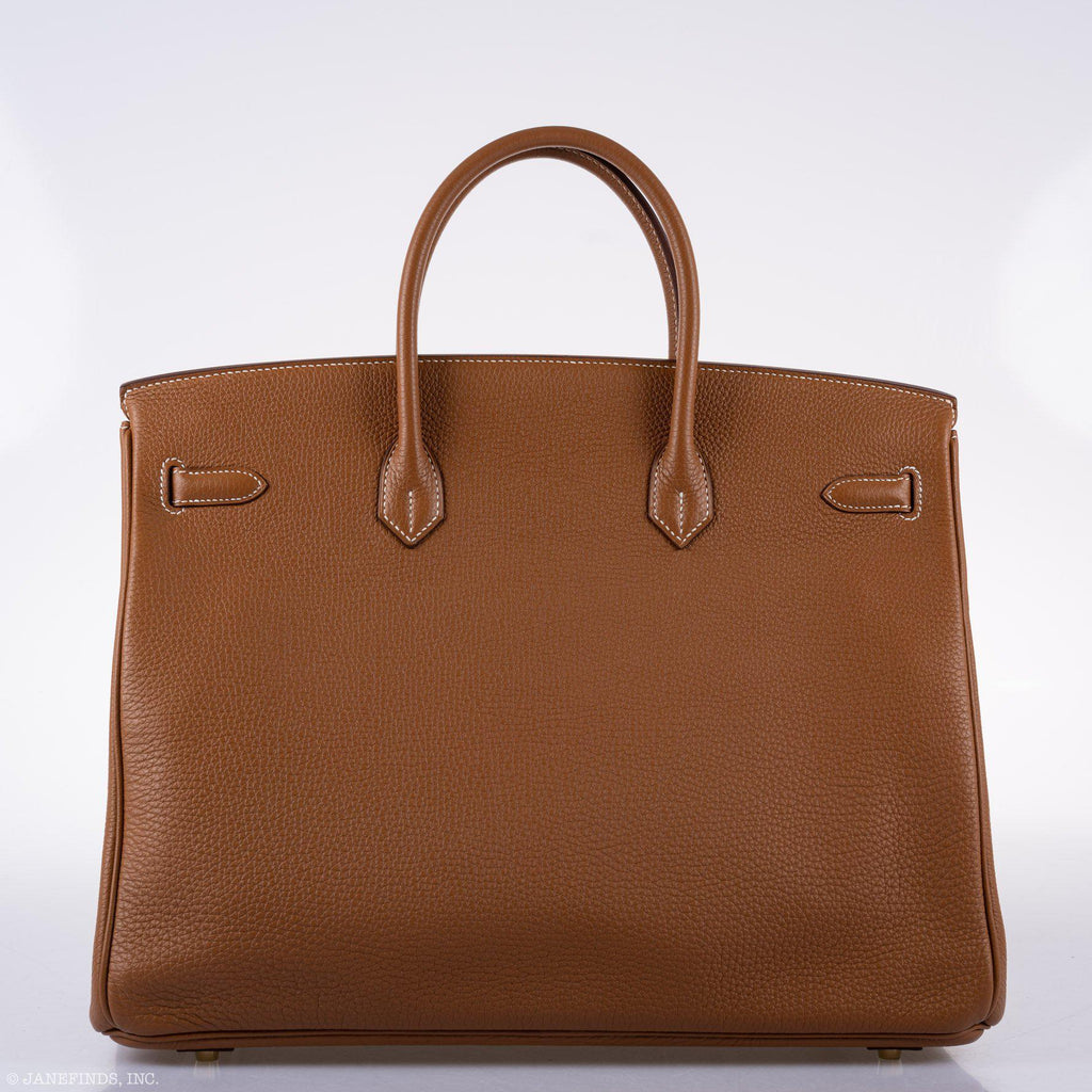 Hermès Birkin 40 Gold Togo Gold Hardware - 2011, O Square