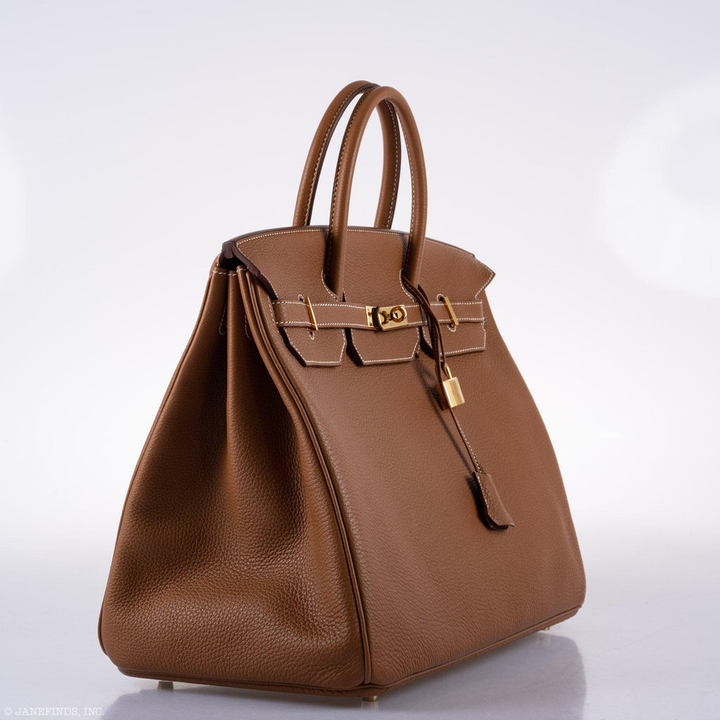 Hermès Birkin 40 Gold Togo Gold Hardware - 2011, O Square