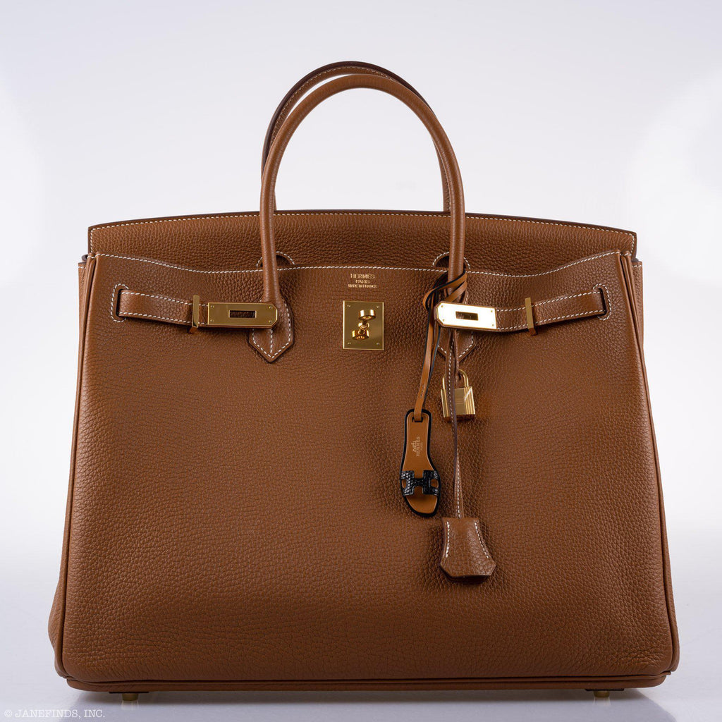 Hermès Birkin 40 Gold Togo Gold Hardware - 2011, O Square