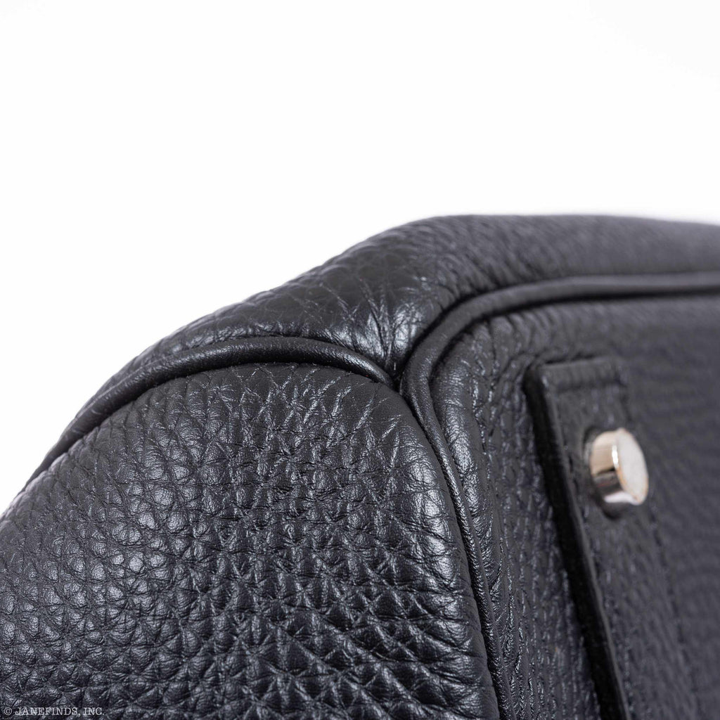 Hermès Birkin 40 HAC Black Clemence Palladium Hardware